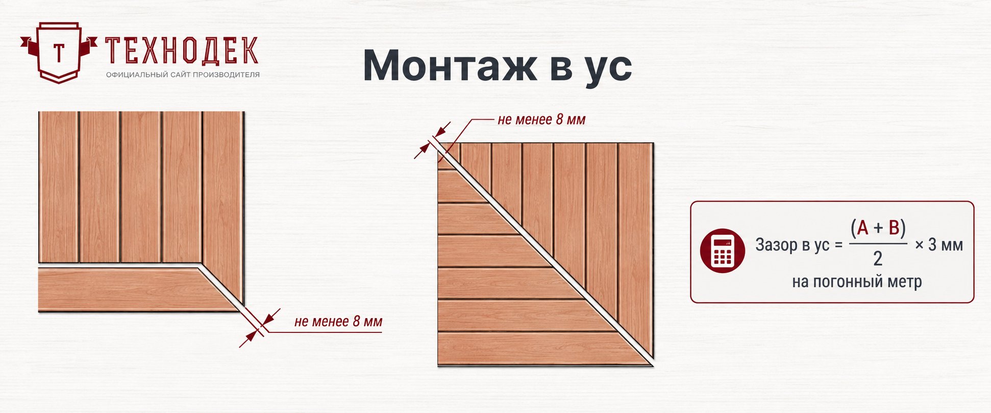 Монтаж в ус