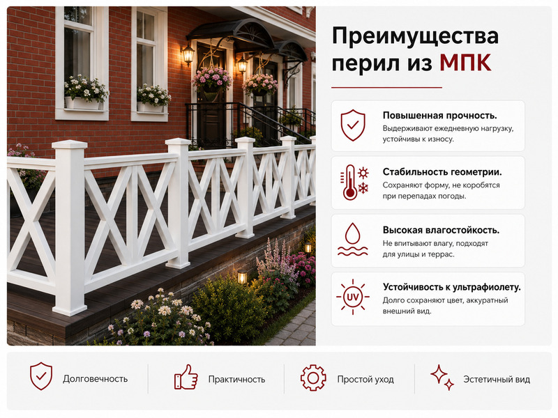 Огаждение из МПК от завода Технодек