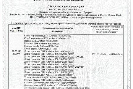 Наши сертификаты